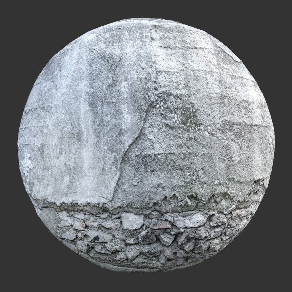 PBR TEXTURES – FULL OPTION – Concrete Wall  – 358 - thumbnail 2