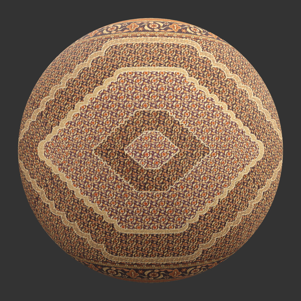 PBR TEXTURES – FULL OPTION – Rug Persian  – 1008 - thumbnail 2