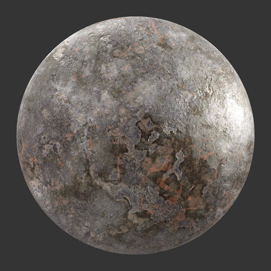 PBR TEXTURES – FULL OPTION – Metal Corroded Heavy – 723 - thumbnail 2