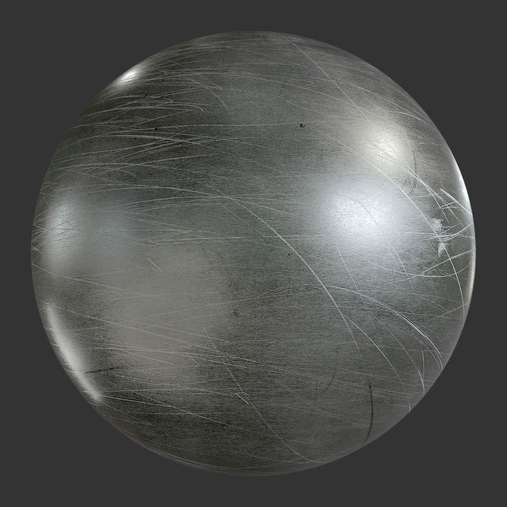 PBR TEXTURES – FULL OPTION – Metal Scratched  – 799 - thumbnail 2