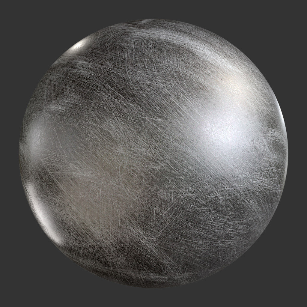 PBR TEXTURES – FULL OPTION – Metal Scratched  – 802 - thumbnail 2