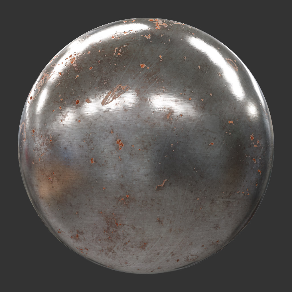 PBR TEXTURES – FULL OPTION – Metal Spotty Discoloration – 813 - thumbnail 2