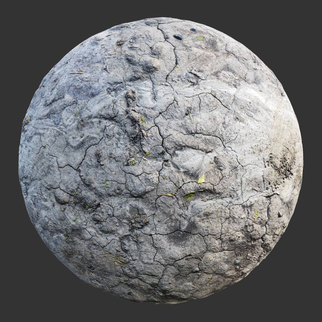 PBR TEXTURES – FULL OPTION – Ground Mud Cracked – 561 - thumbnail 2