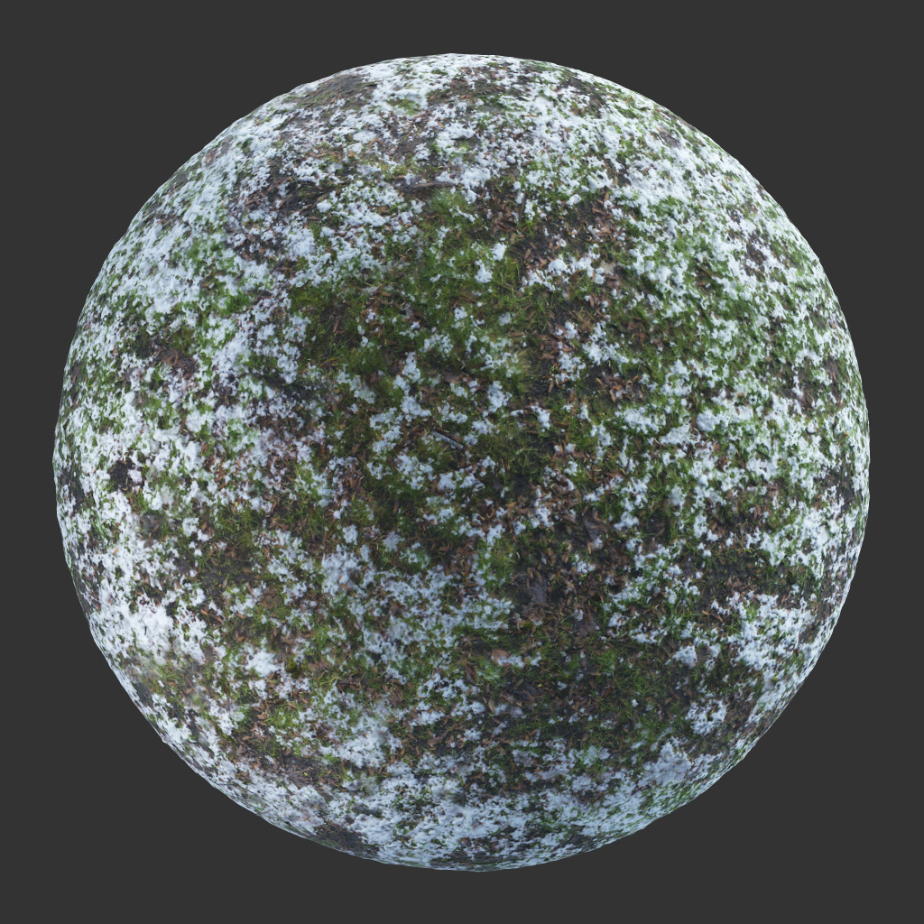 PBR TEXTURES – FULL OPTION – Ground Snow With – 567 - thumbnail 2
