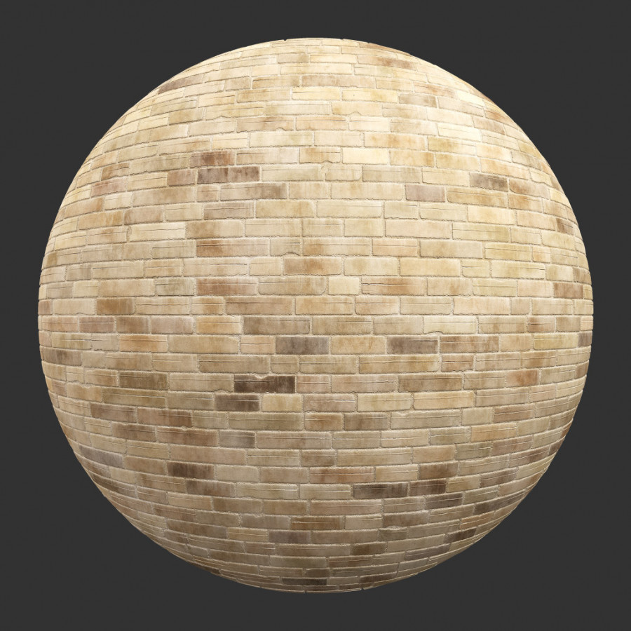 TEXTURES – STONES – BRICK – BricksBuffMulti001 - thumbnail 1