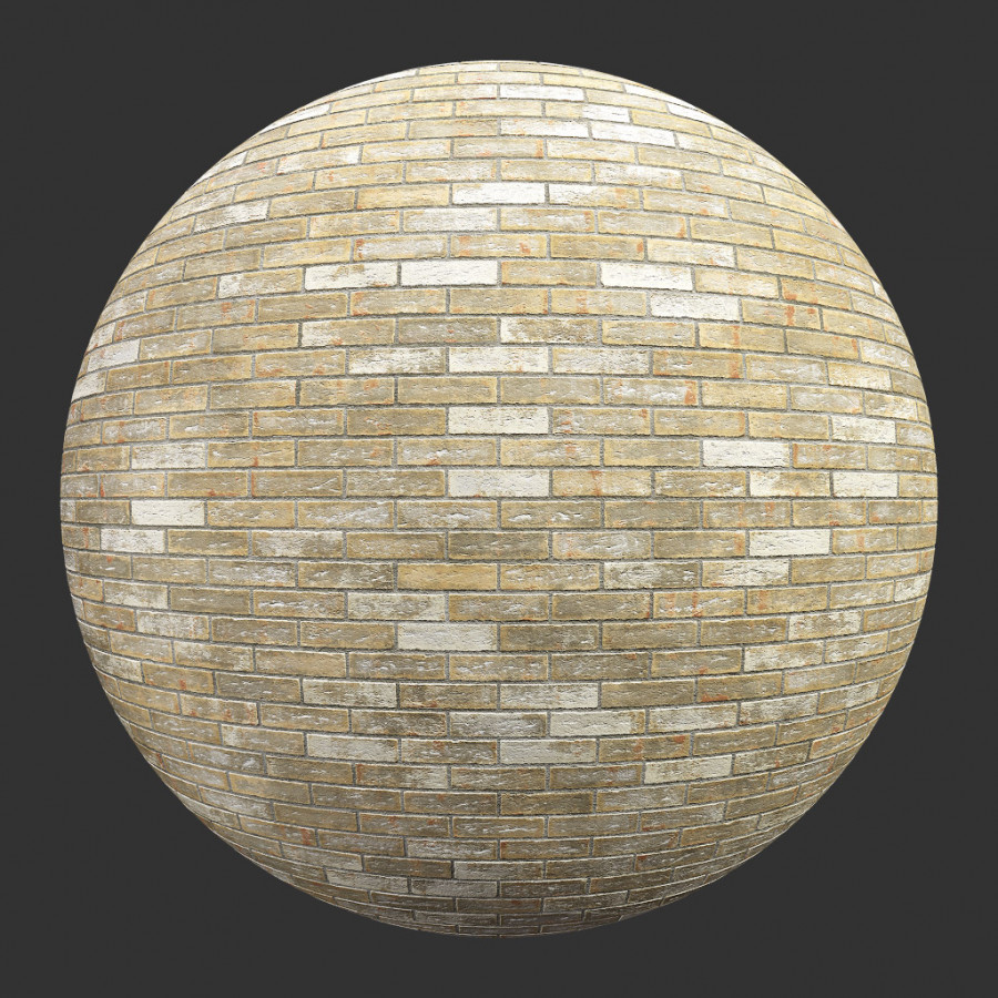 TEXTURES – STONES – BRICK – BricksCreasedBuffMulti002 - thumbnail 1