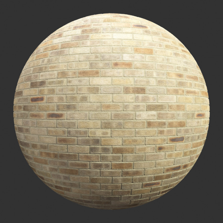 TEXTURES – STONES – BRICK – BricksFlashedBuff001 - thumbnail 1