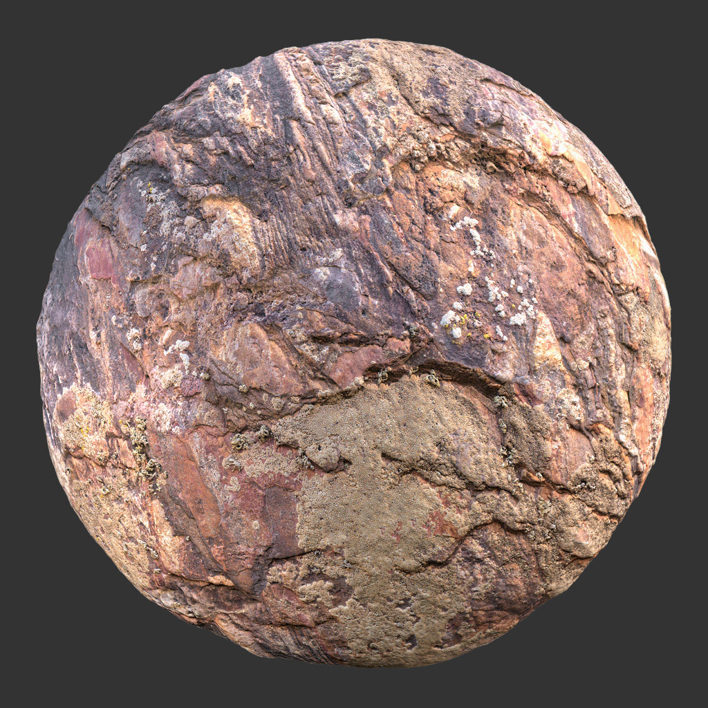 TEXTURES – STONES – BRICK – RockBrown 002 - thumbnail 1