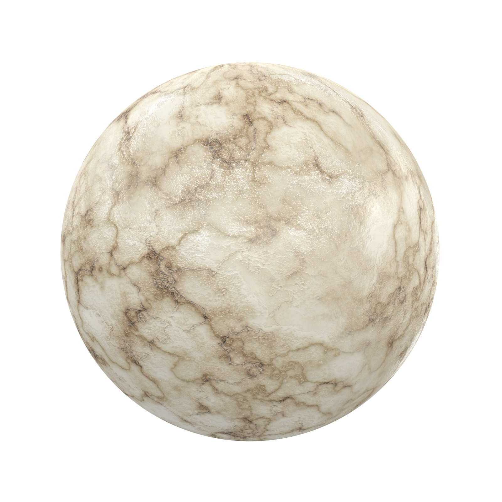 TEXTURES – STONES – CGAxis PBR Colection Vol 1 Stones – beige rough marble - thumbnail 1
