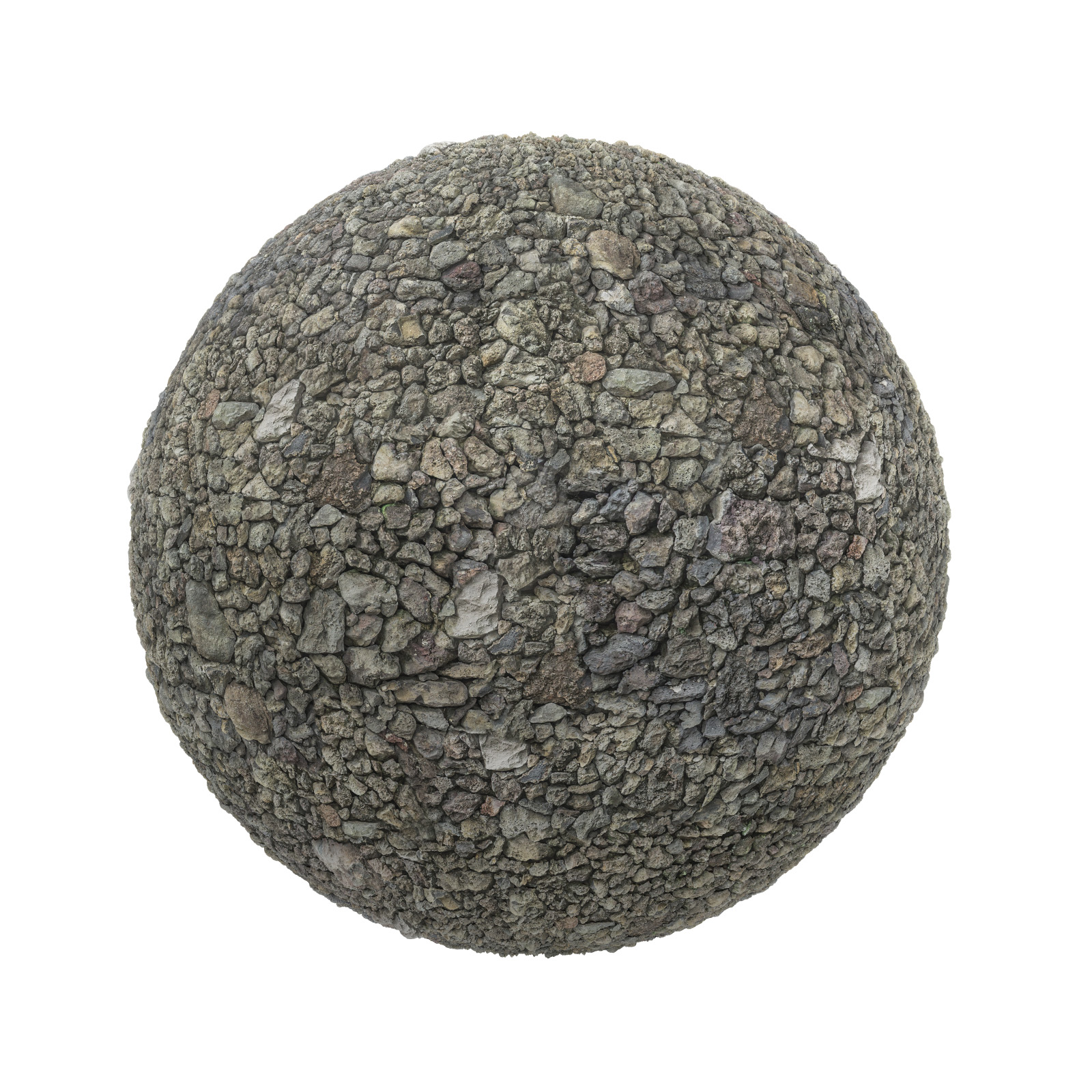 TEXTURES – STONES – CGAxis PBR Colection Vol 1 Stones – grey gravel 4 - thumbnail 1