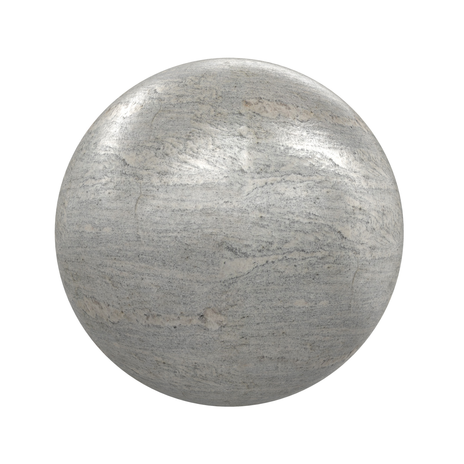 TEXTURES – STONES – CGAxis PBR Colection Vol 1 Stones – grey shiny stone 2 - thumbnail 1