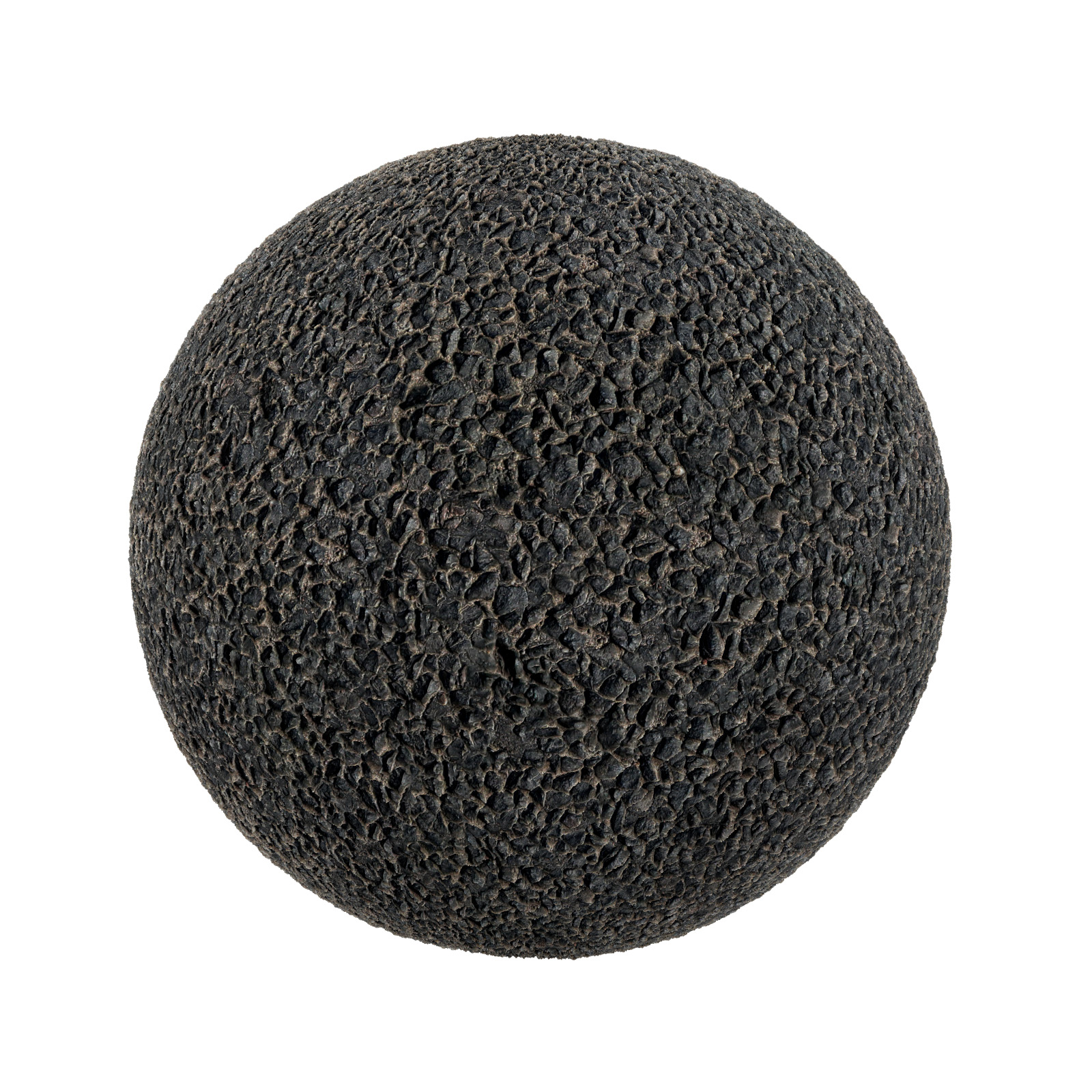 TEXTURES – STONES – CGAxis PBR Colection Vol 1 Stones – black gravel - thumbnail 1