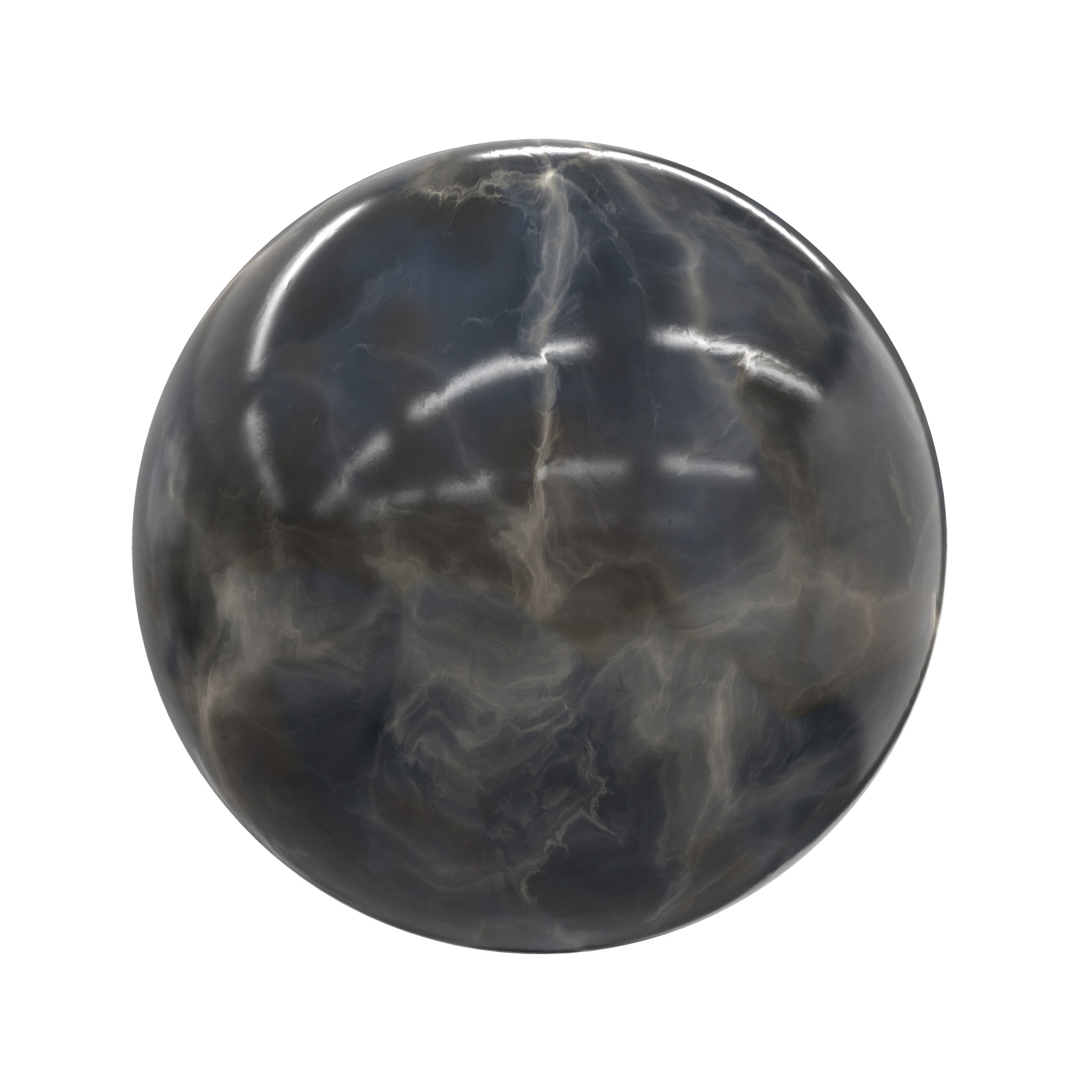 TEXTURES – STONES – CGAxis PBR Colection Vol 1 Stones – black marble 2 - thumbnail 1
