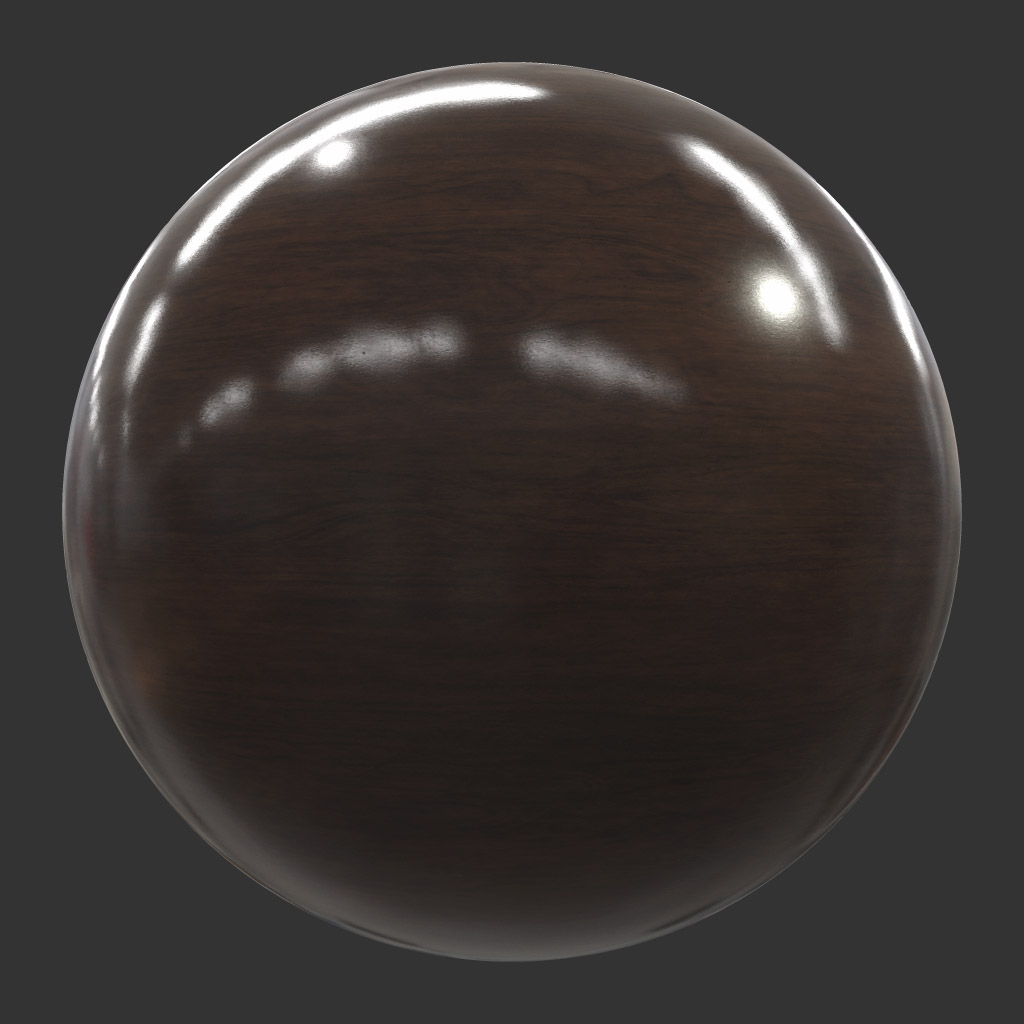 PBR TEXTURES – FULL OPTION – Wood Fine Dark – 1297 - thumbnail 2