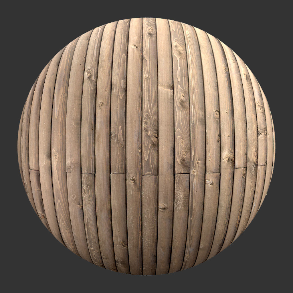 PBR TEXTURES – FULL OPTION – Wood Planks Worn – 1401 - thumbnail 2