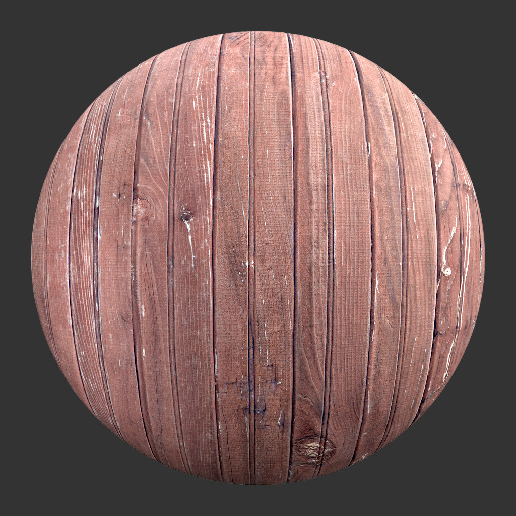 PBR TEXTURES – FULL OPTION – Wood Planks Worn – 1402 - thumbnail 2