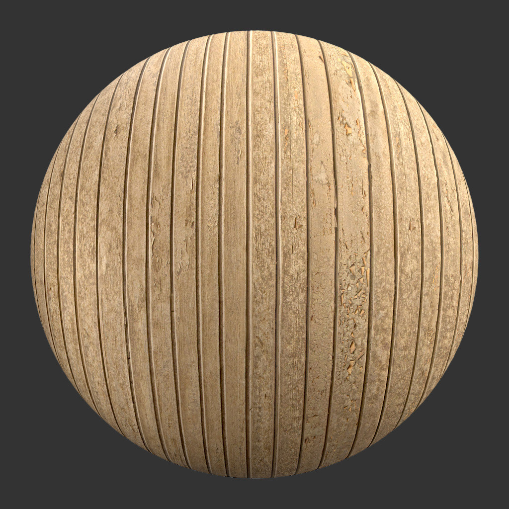 PBR TEXTURES – FULL OPTION – Wood Planks Worn – 1403 - thumbnail 2