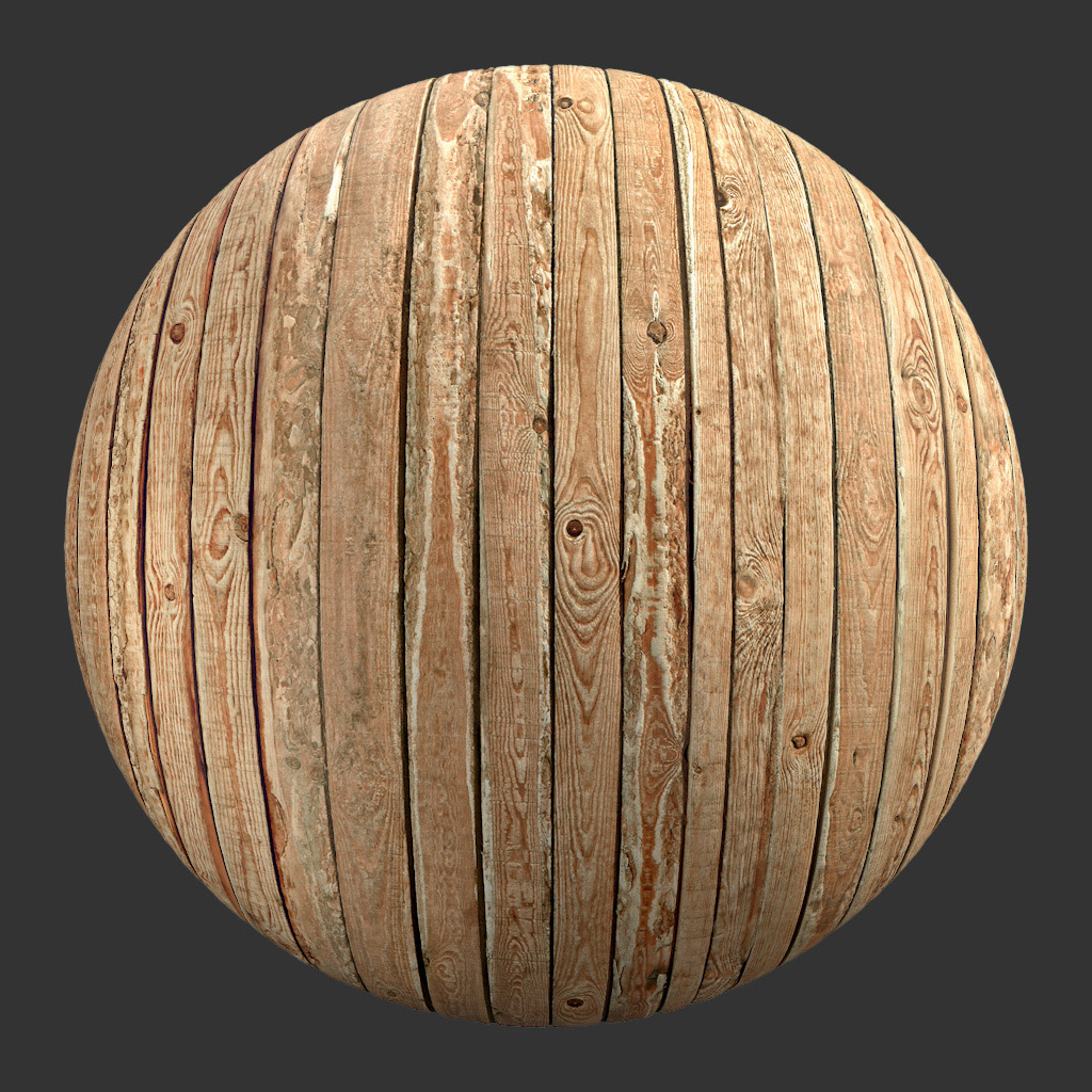 PBR TEXTURES – FULL OPTION – Wood Planks Worn – 1406 - thumbnail 2