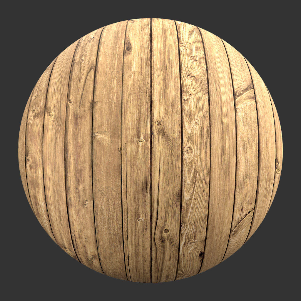 PBR TEXTURES – FULL OPTION – Wood Planks Worn – 1416 - thumbnail 2