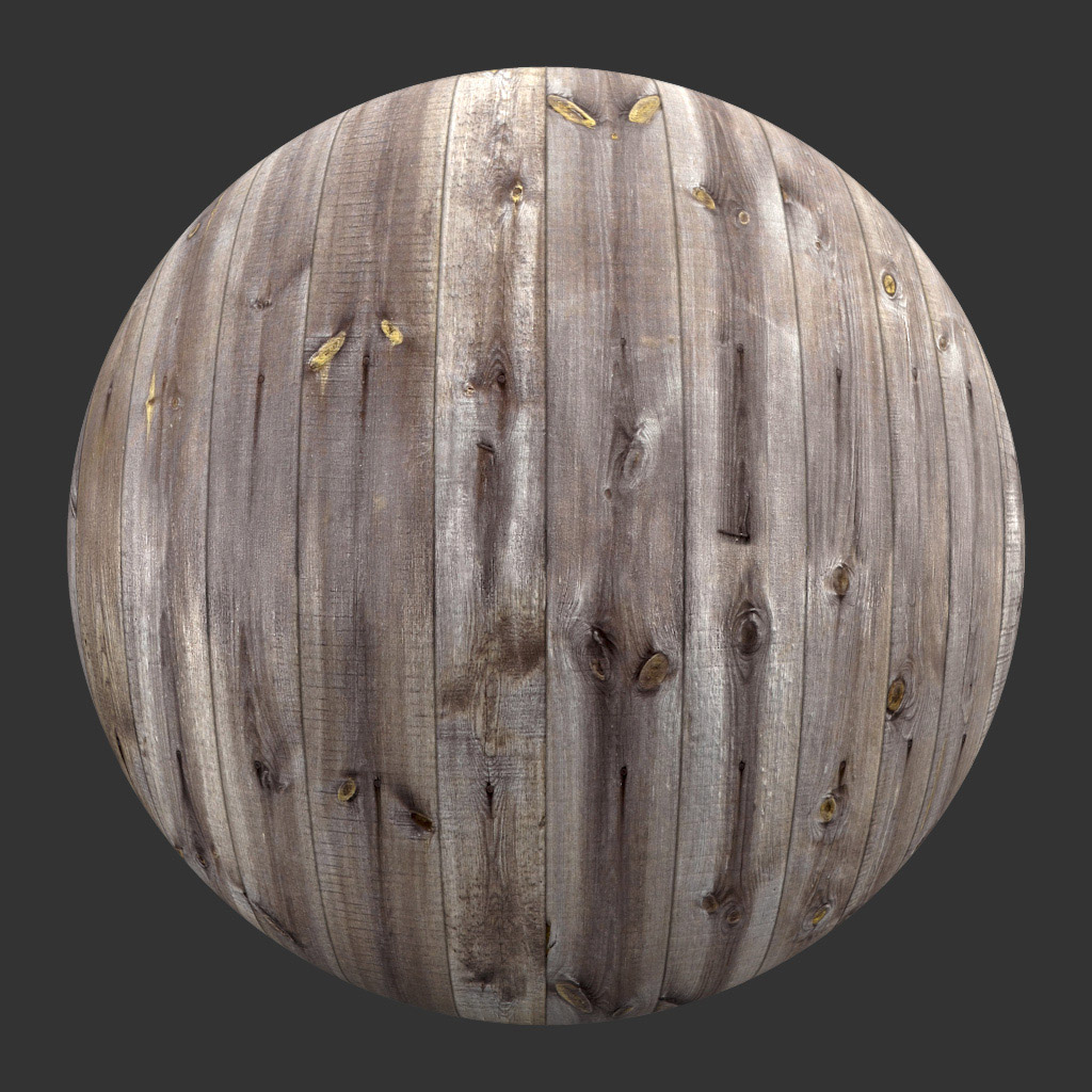 PBR TEXTURES – FULL OPTION – Wood Planks Worn – 1428 - thumbnail 2