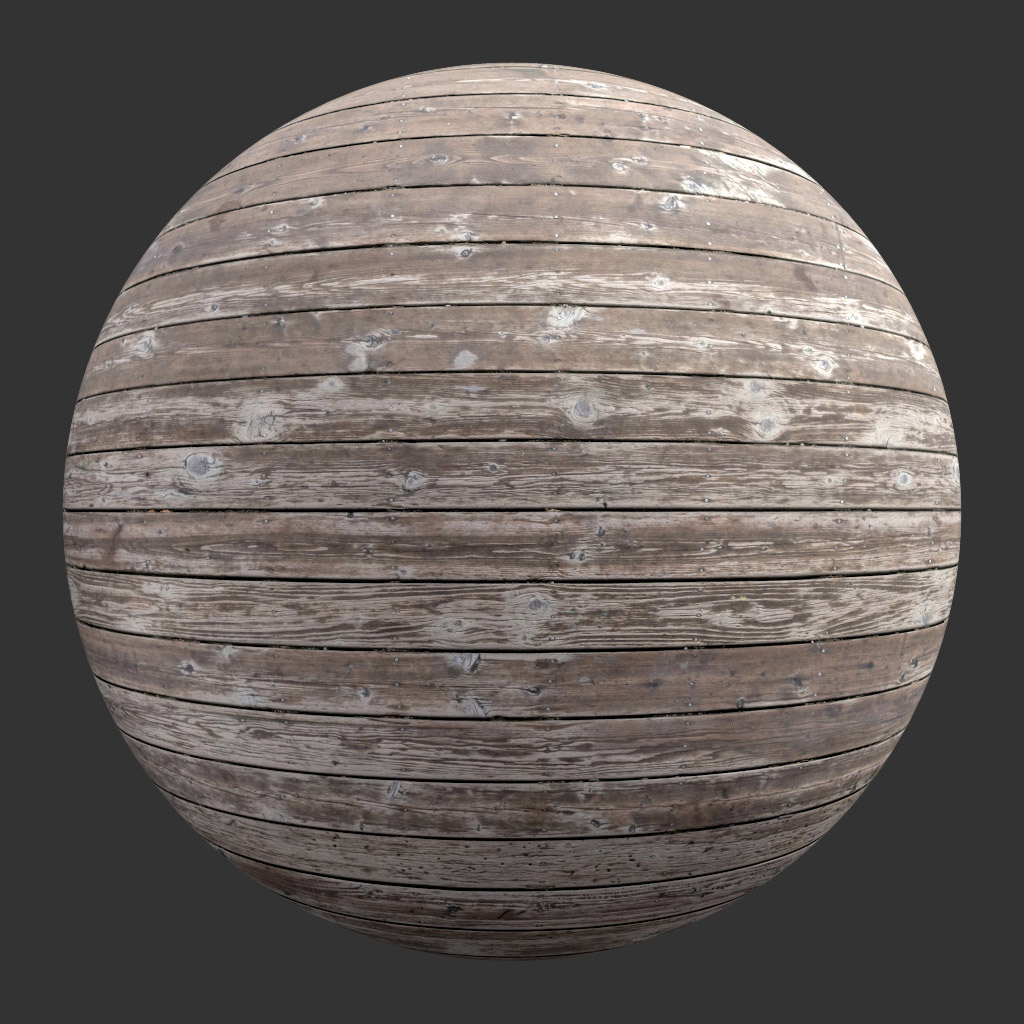 PBR TEXTURES – FULL OPTION – Wood Planks Worn – 1430 - thumbnail 2