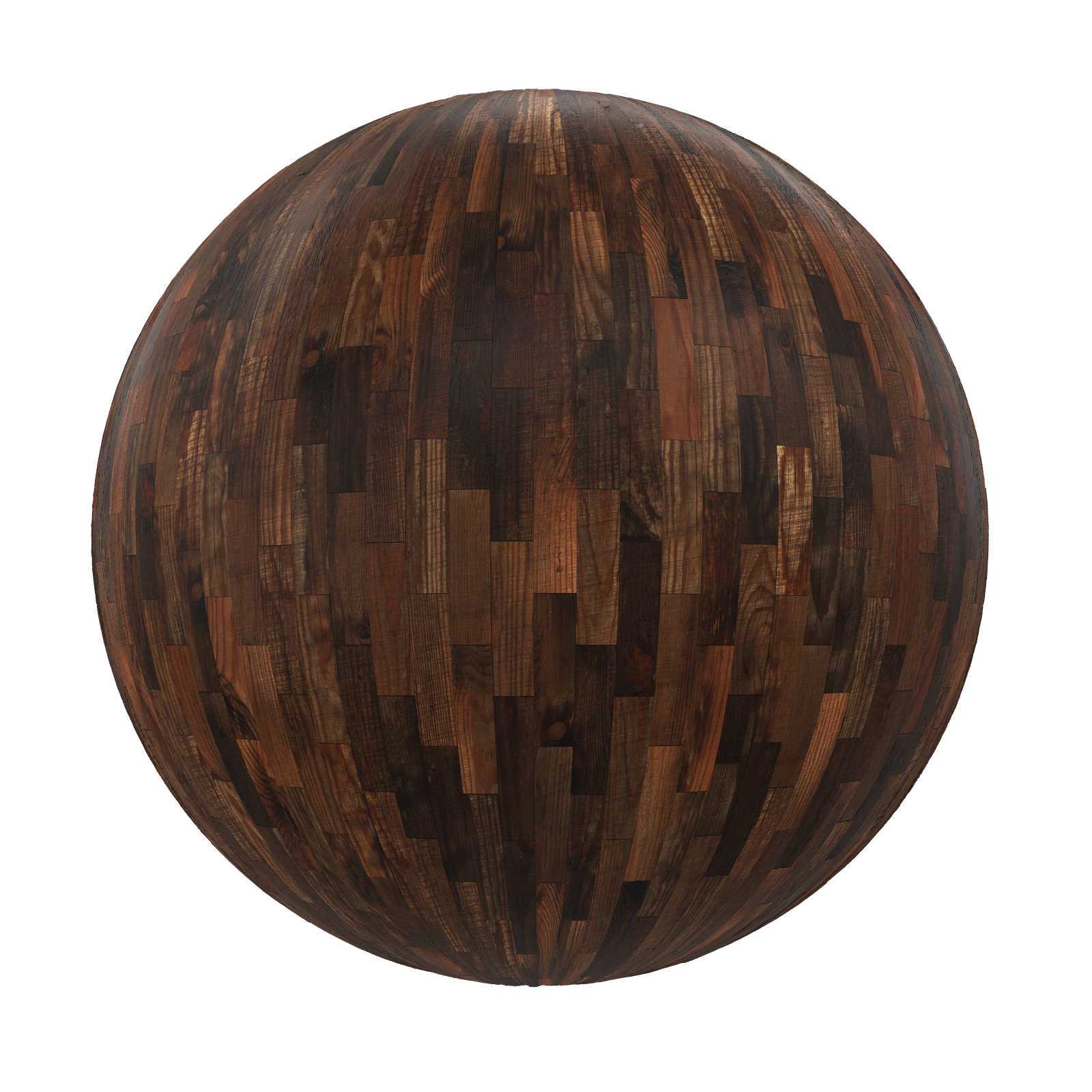 TEXTURES – WOOD – Dark Old Wood Tiles 1 - thumbnail 1