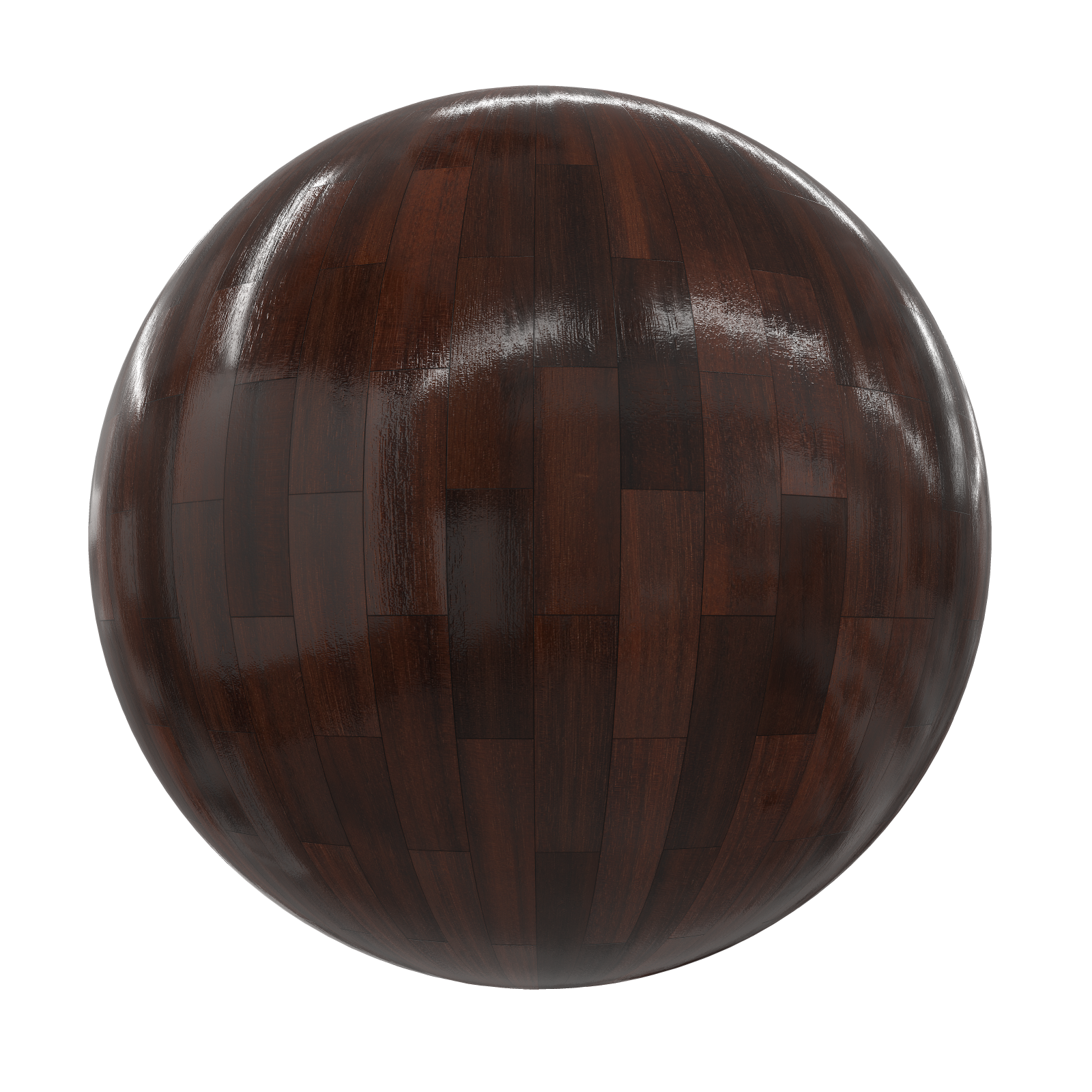 TEXTURES – WOOD – Dark Shiny Wood Tiles 1 - thumbnail 1