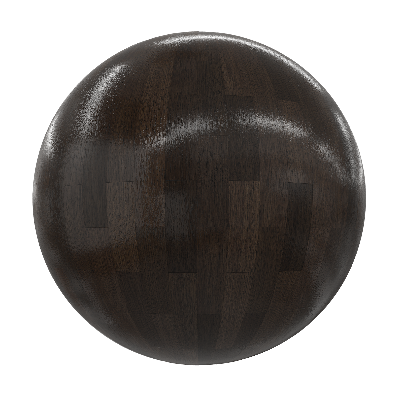 TEXTURES – WOOD – Dark Shiny Wood Tiles 2 - thumbnail 1