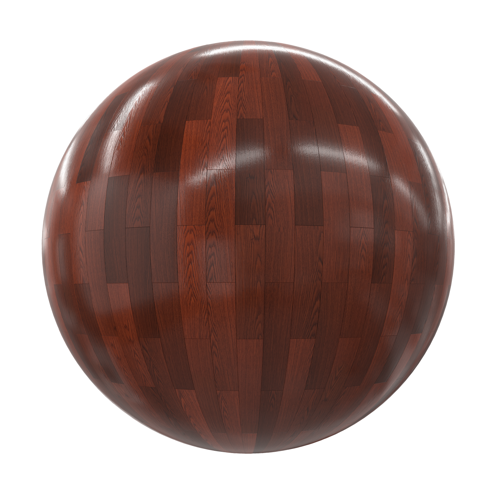 TEXTURES – WOOD – Dark Shiny Wood Tiles 4 - thumbnail 1