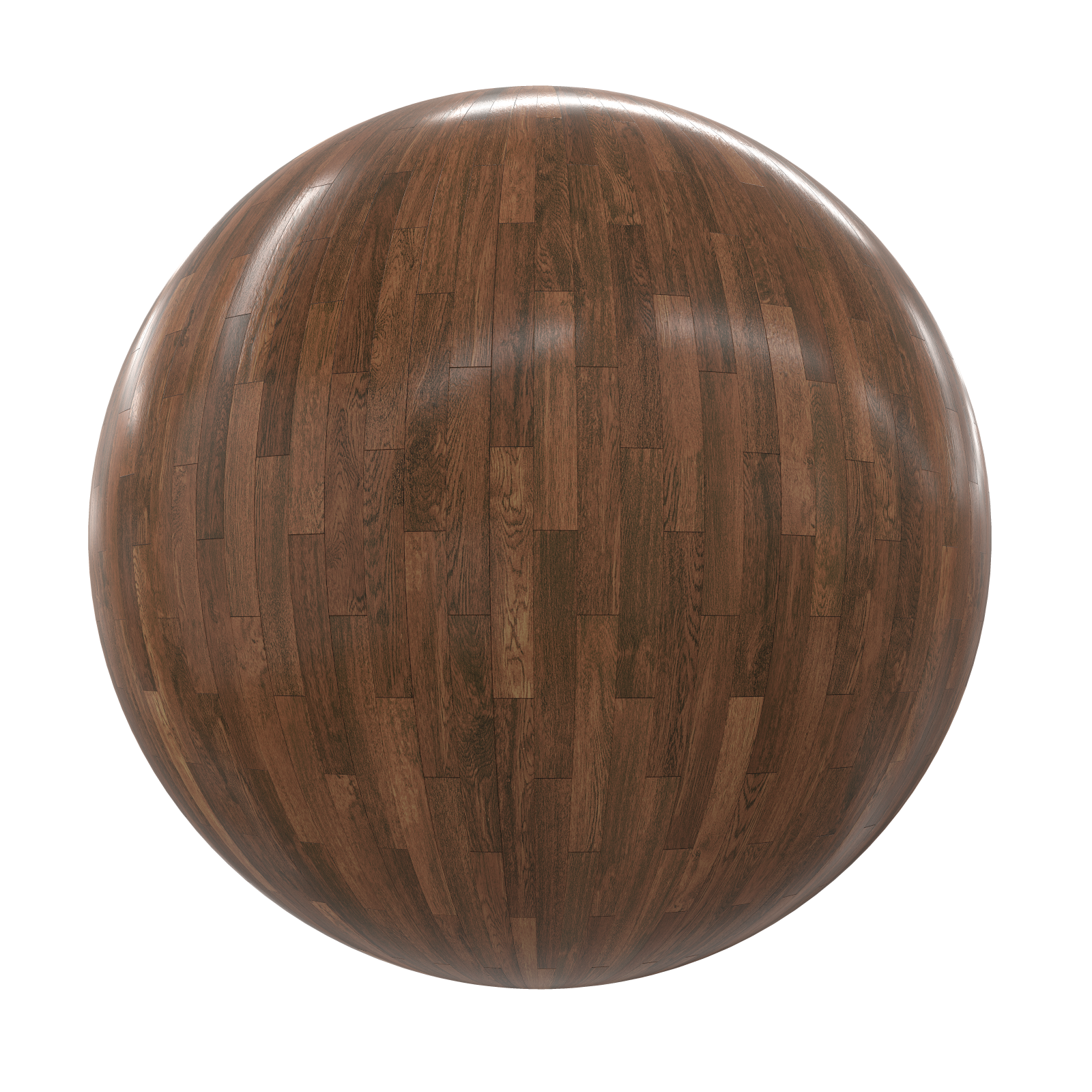 TEXTURES – WOOD – Dark Shiny Wood Tiles 6 - thumbnail 1