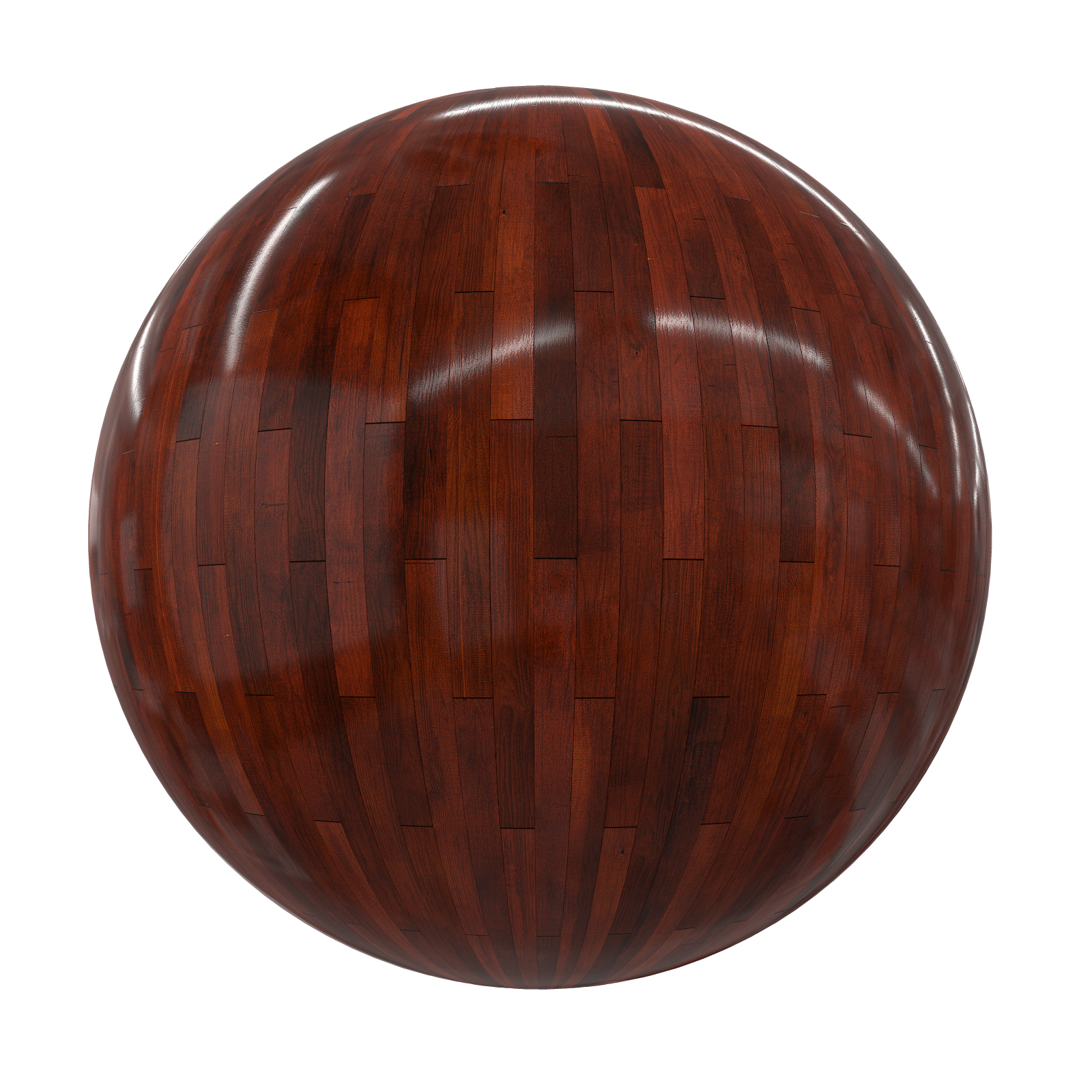 TEXTURES – WOOD – Dark Shiny Wood Tiles 8 - thumbnail 1