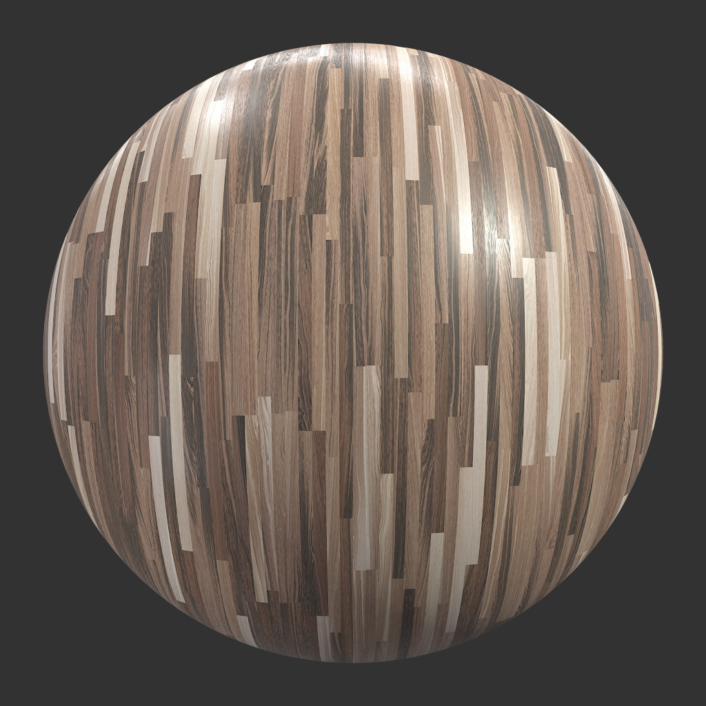 TEXTURES – WOOD – WoodButcherBlockHickoryPlanksDark001 - thumbnail 1