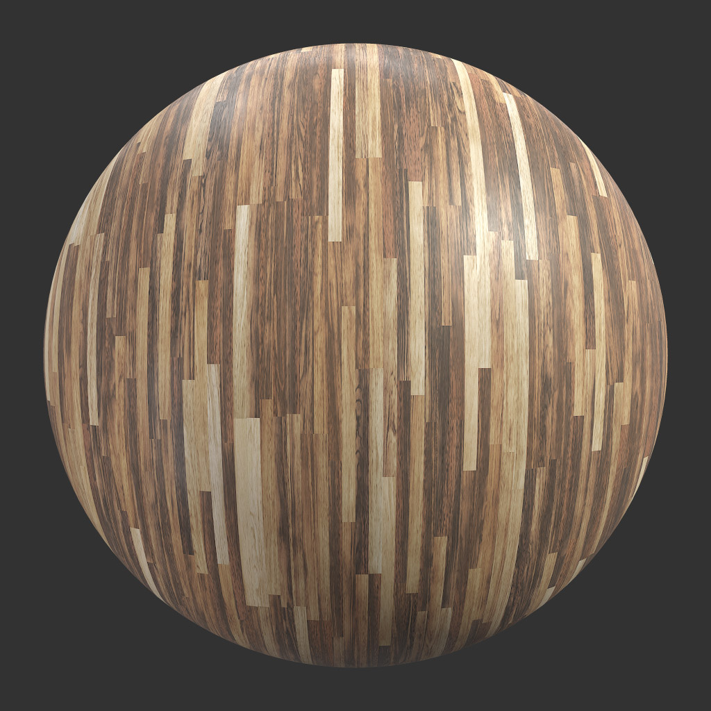 TEXTURES – WOOD – WoodButcherBlockHickoryPlanksDark002 - thumbnail 1