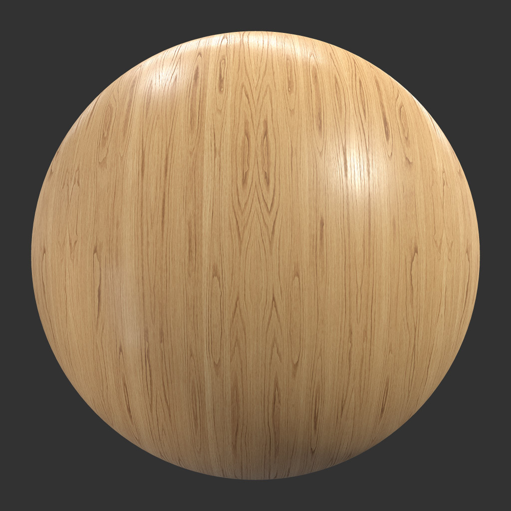 TEXTURES – WOOD – WoodFineVeneerOakLarge001 - thumbnail 1