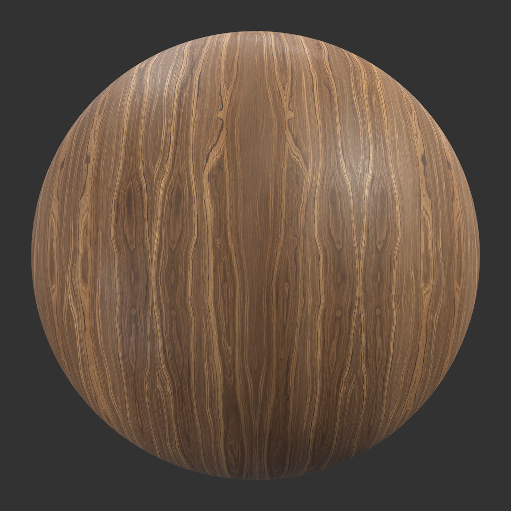 TEXTURES – WOOD – WoodFineVeneerWalnut002 - thumbnail 1