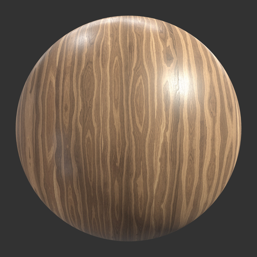 TEXTURES – WOOD – WoodFineVeneerWalnut005 - thumbnail 1