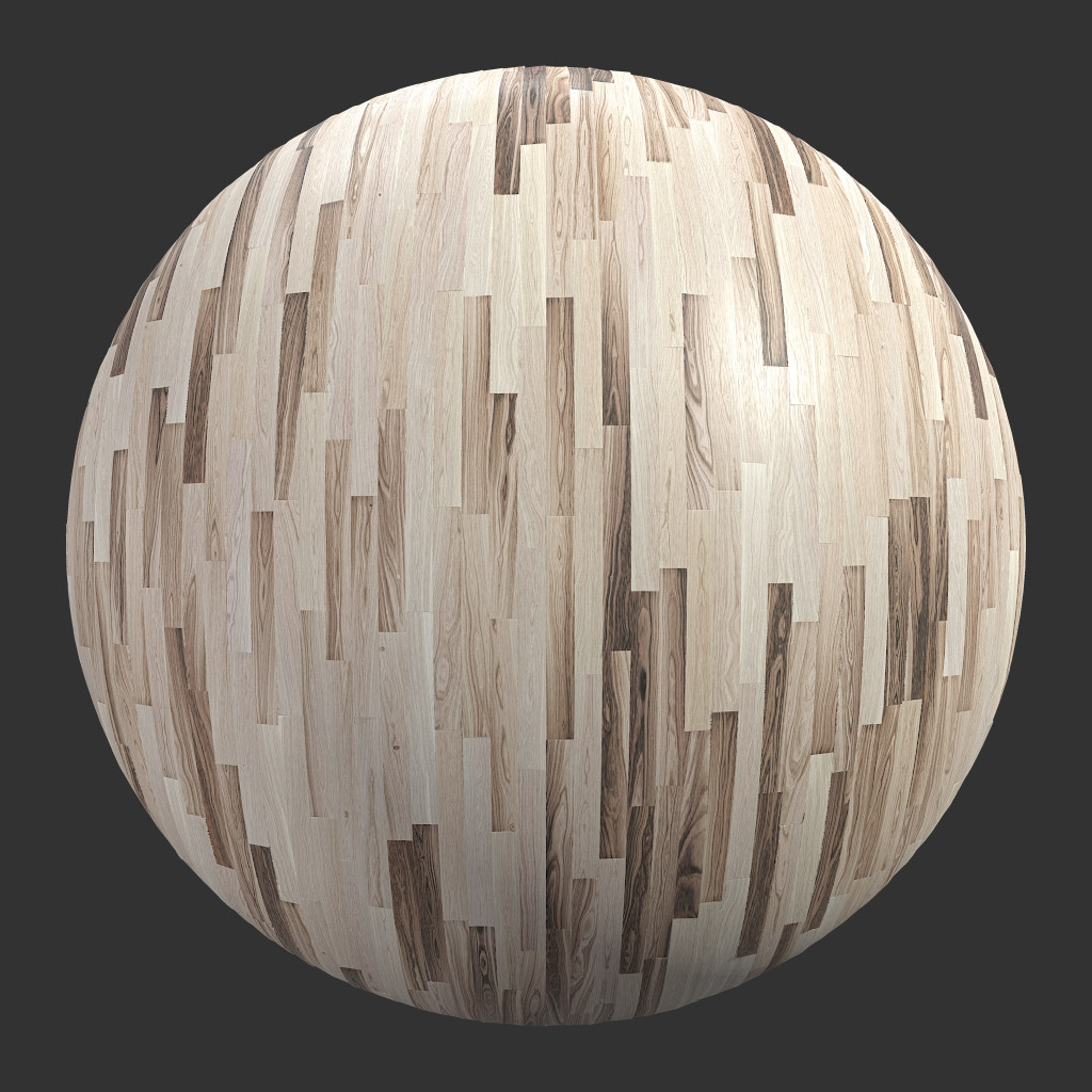 TEXTURES – WOOD – WoodFlooringHickory001 - thumbnail 1