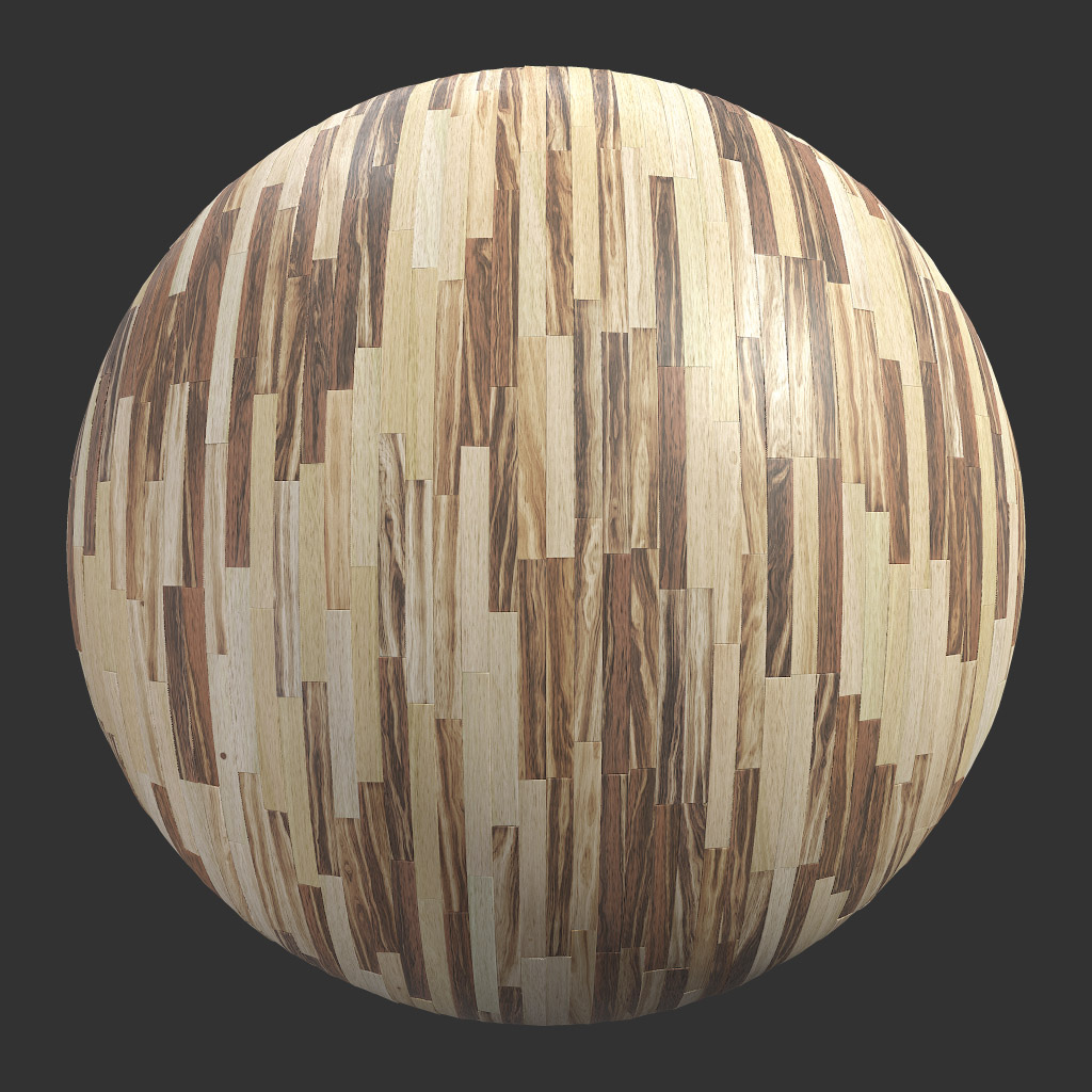 TEXTURES – WOOD – WoodFlooringHickory002 - thumbnail 1