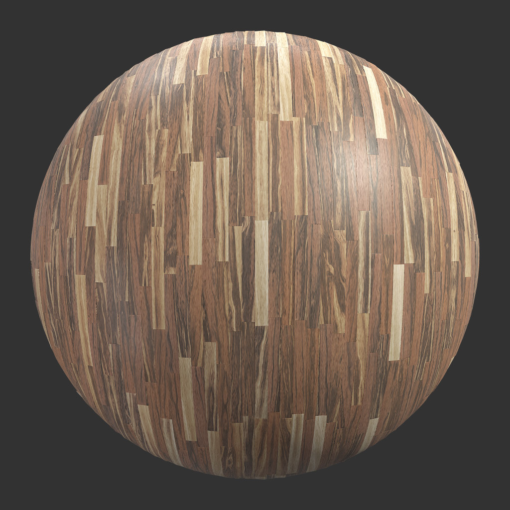 TEXTURES – WOOD – WoodFlooringHickoryDark002 - thumbnail 1