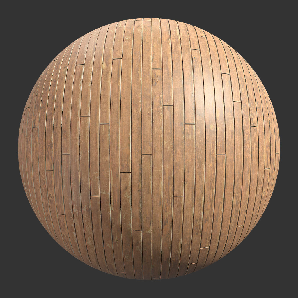 TEXTURES – WOOD – WoodFlooringWorn004 - thumbnail 1