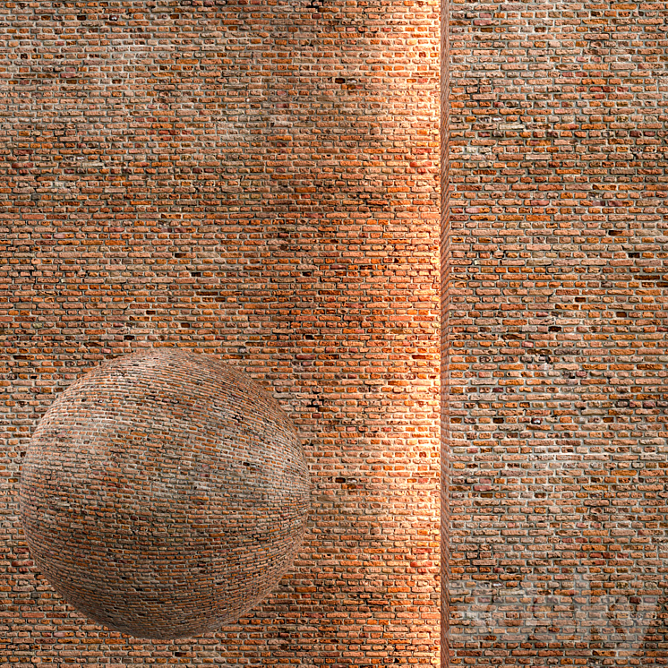 Brick-026 3DS Max Model - thumbnail 1