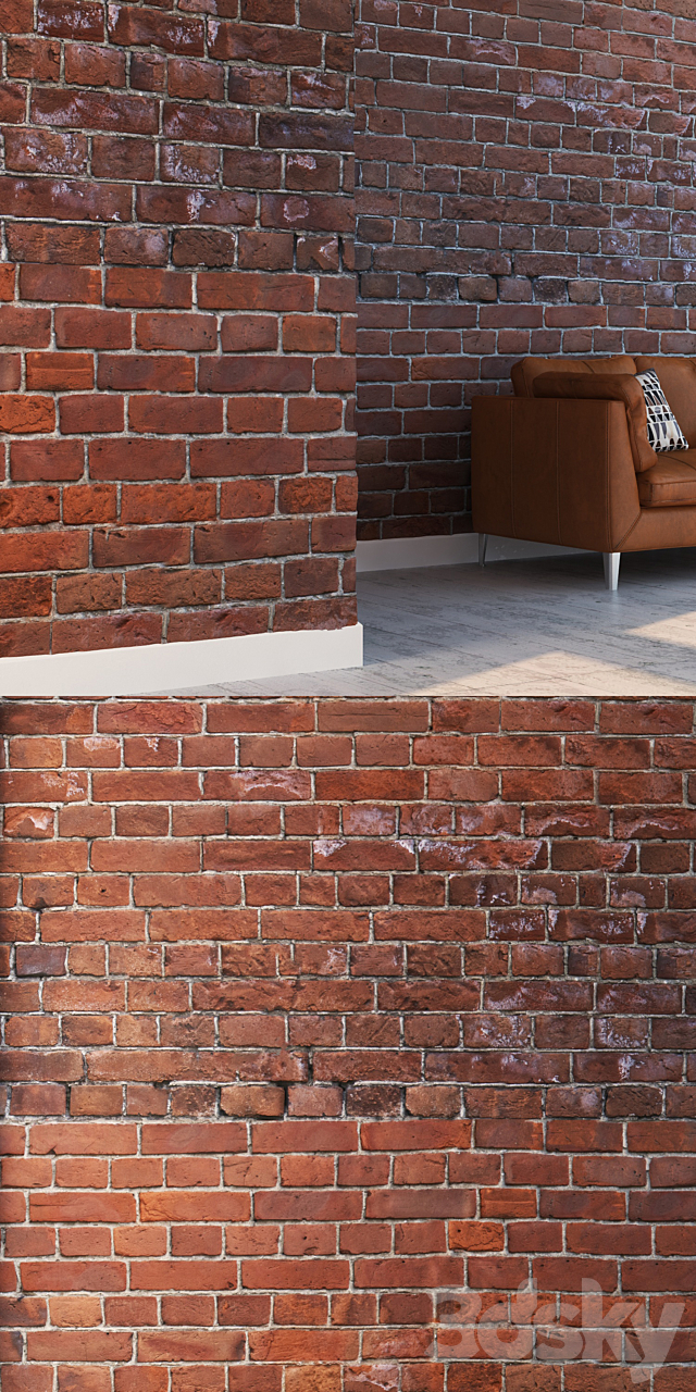 Brick 130 3ds Max - thumbnail 3