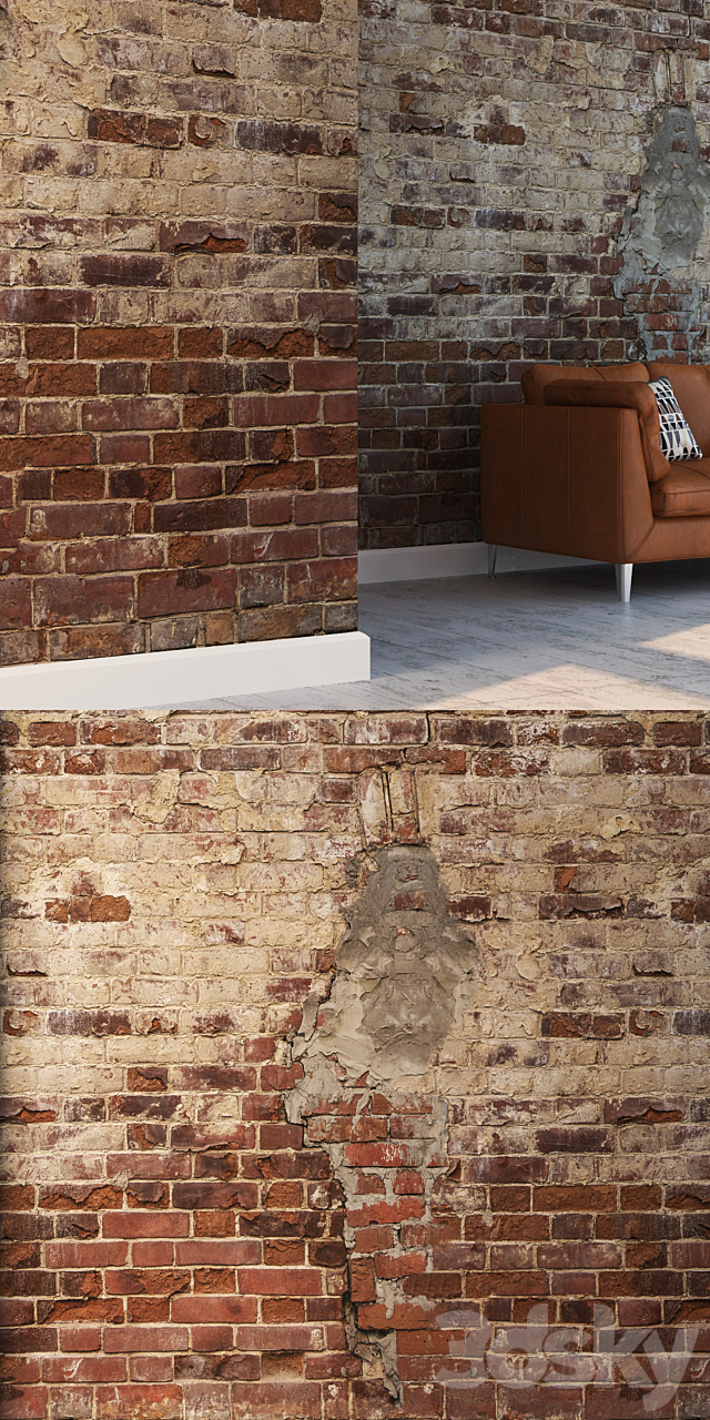 Brick 178 3ds Max - thumbnail 3