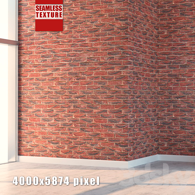 Brick 355 3ds Max - thumbnail 1