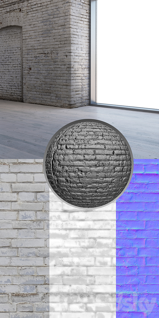 Brick 658 3ds Max - thumbnail 3