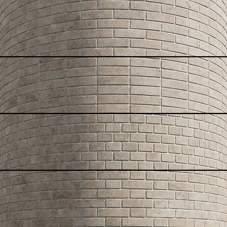 Brick Beige 3DS Max Model - thumbnail 1