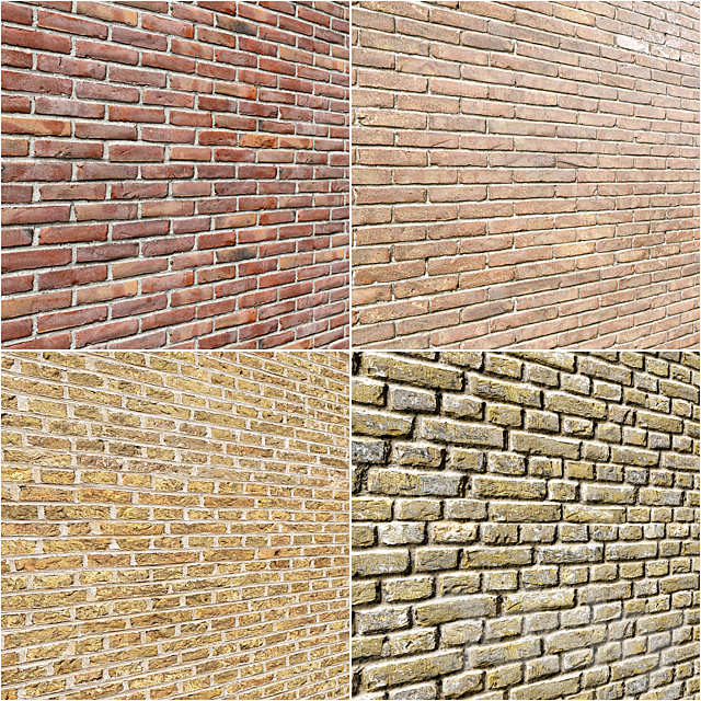 brick collection 01 3DS Max Model - thumbnail 2