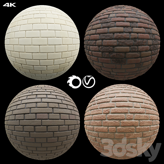 brick collection 03 3ds Max - thumbnail 1