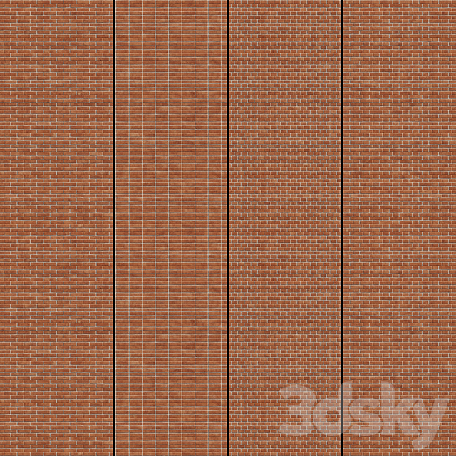 Brick Red 3DS Max Model - thumbnail 2