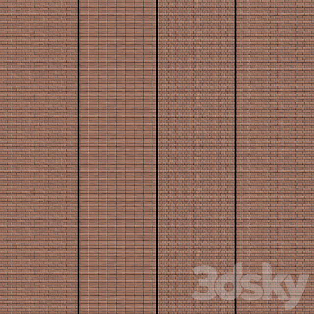 Brick Red 3DS Max Model - thumbnail 2